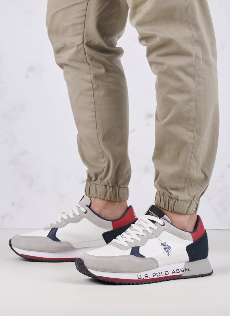 Men Casual Shoes from the U.S. Polo Assn. brand Cleef005 White