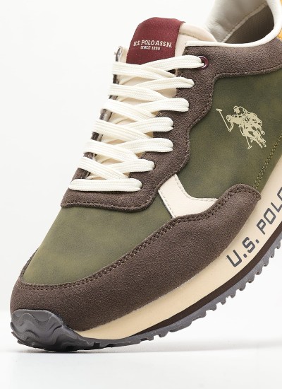 Ανδρικά Παπούτσια Casual Xirio001A Γκρι ECOleather U.S. Polo Assn.
