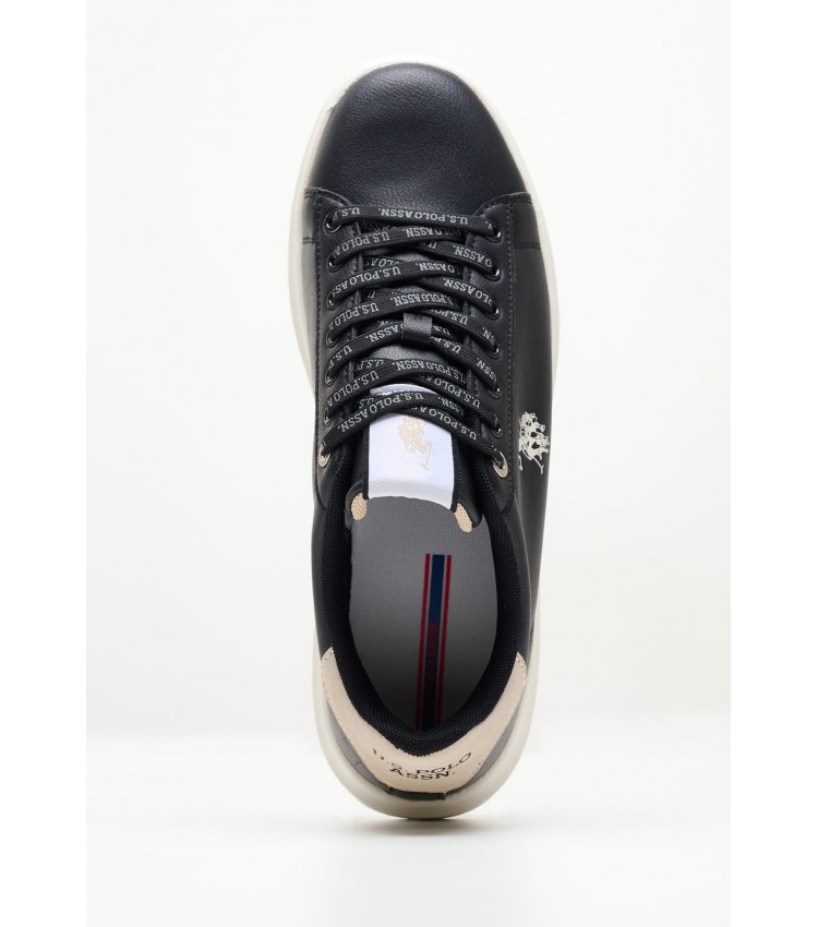Men Casual Shoes Cody001A Black ECOleather U.S. Polo Assn.
