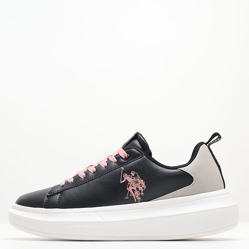 Women Casual Shoes Helis026 Black ECOleather U.S. Polo Assn.