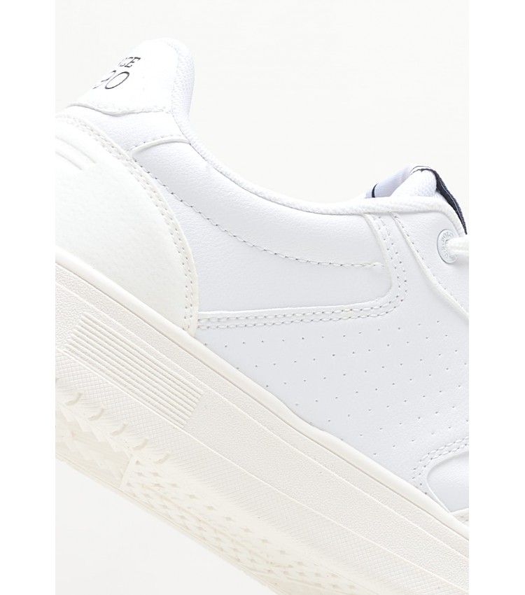 Men Casual Shoes Kosmo001.Club White ECOleather U.S. Polo Assn.