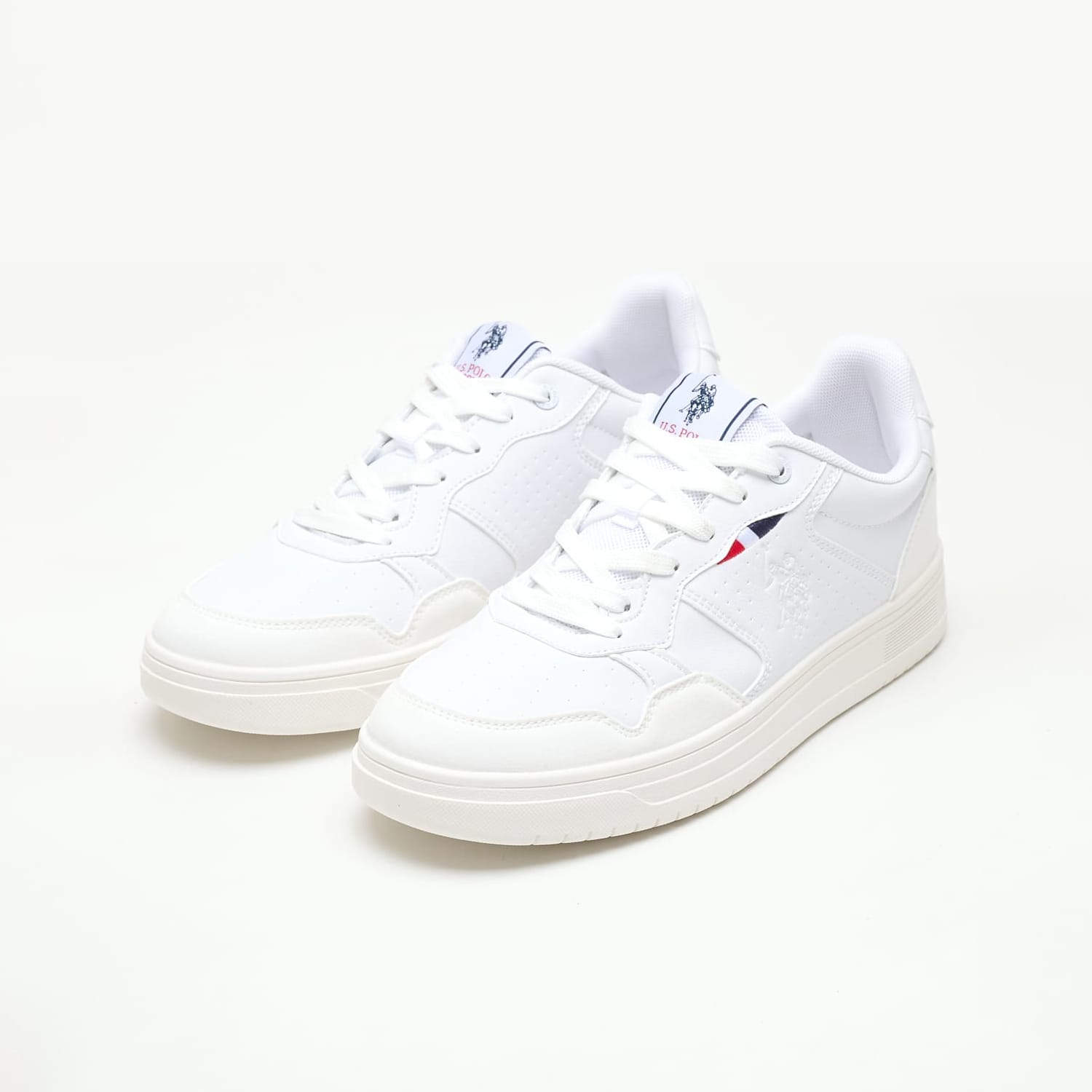 Ανδρικά Παπούτσια Casual Kosmo001.Club Άσπρο ECOleather U.S. Polo Assn. Ανδρικά Παπούτσια Casual Kosmo001.Club Άσπρο ECOleather U.S. Polo Assn.