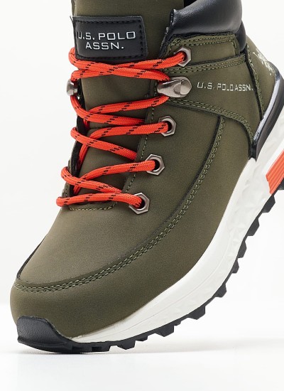 Παιδικά Μποτάκια A147X Καφέ Δέρμα Καστόρι Timberland