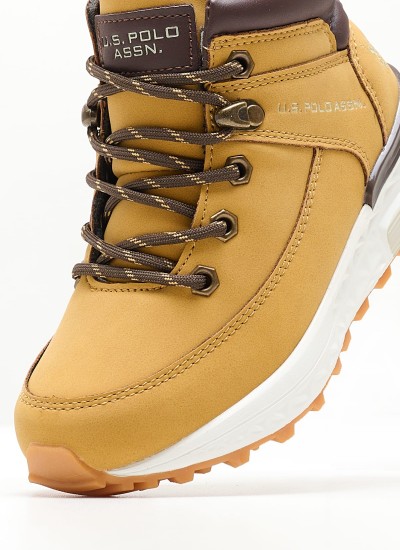 Παιδικά Μποτάκια A147X Καφέ Δέρμα Καστόρι Timberland