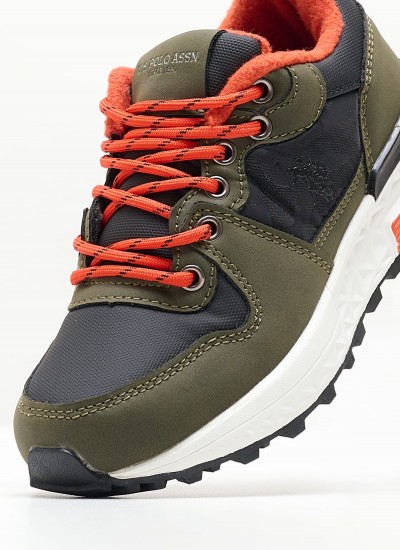 Παιδικά Παπούτσια Casual Ecrok005 Άσπρο ECOleather U.S. Polo Assn.