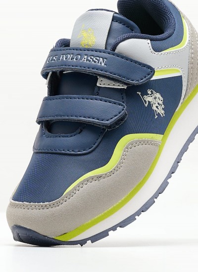 Ανδρικά Παπούτσια Casual Xirio001A Γκρι ECOleather U.S. Polo Assn.