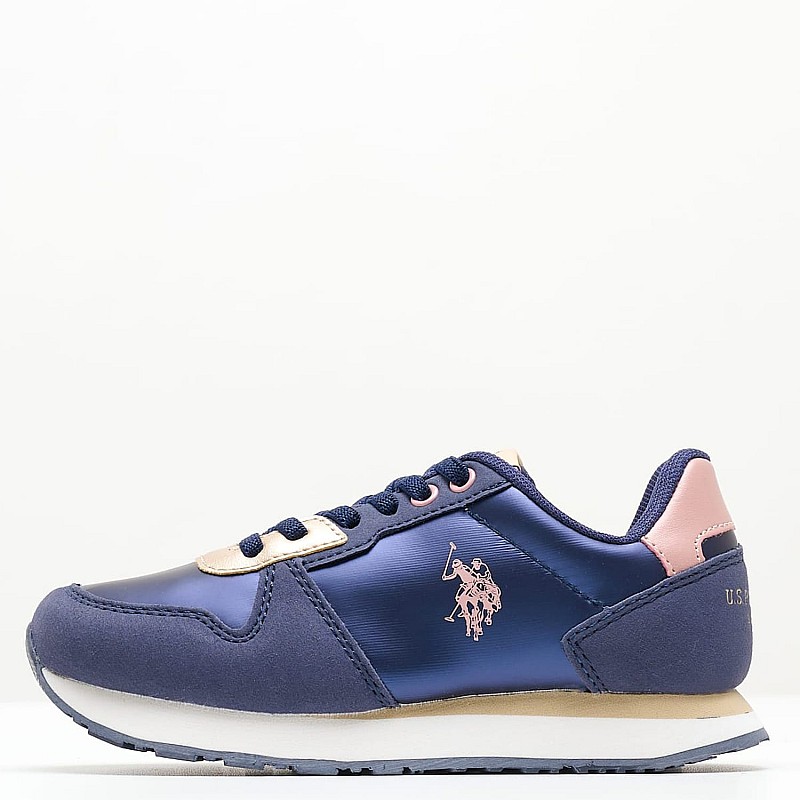 Kids Casual Shoes Nobik011A Blue Fabric U.S. Polo Assn.