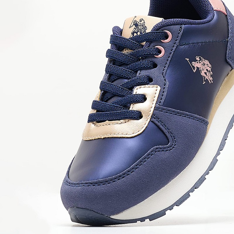 Kids Casual Shoes Nobik011A Blue Fabric U.S. Polo Assn.
