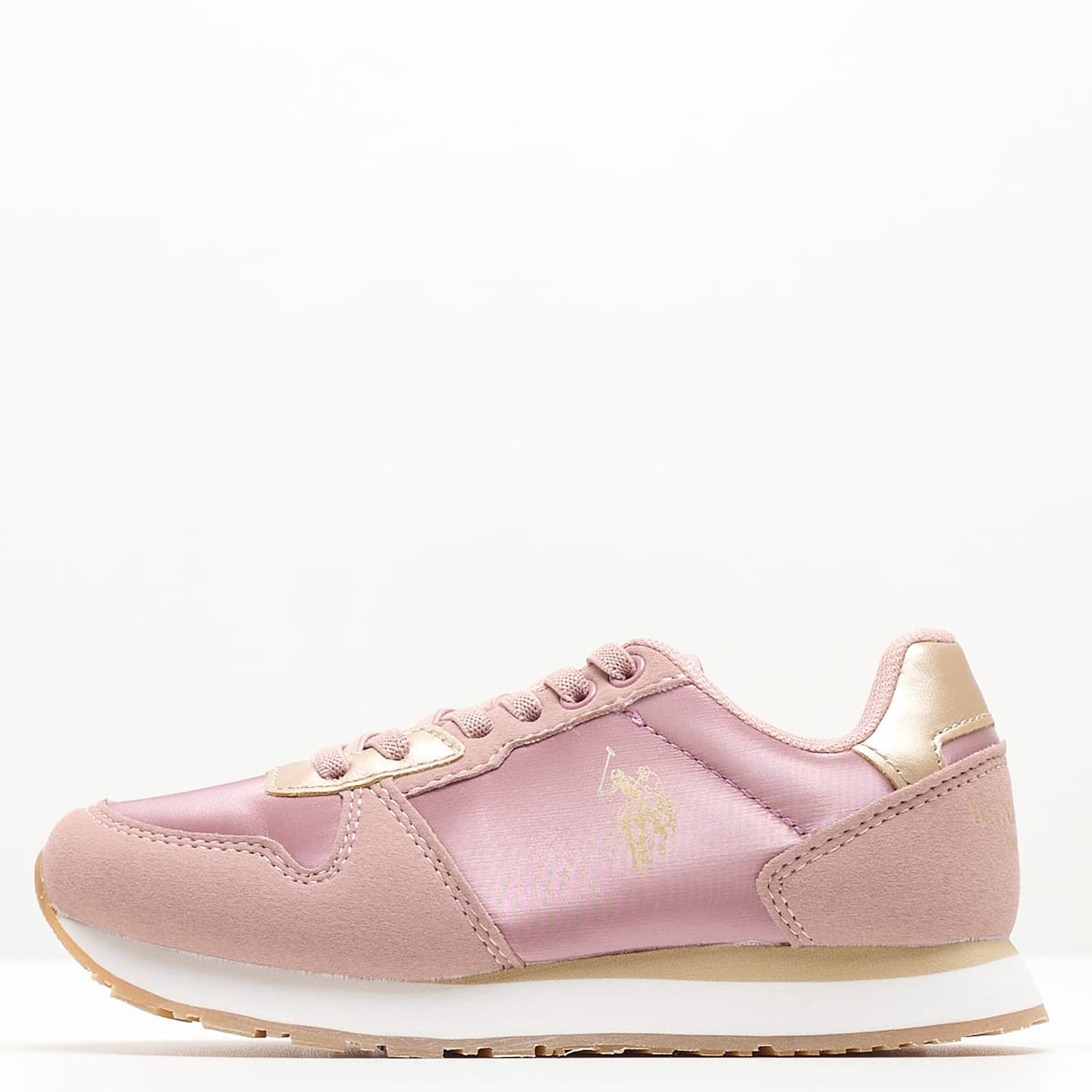 Kids Casual Shoes Nobik011A Pink Fabric U.S. Polo Assn.