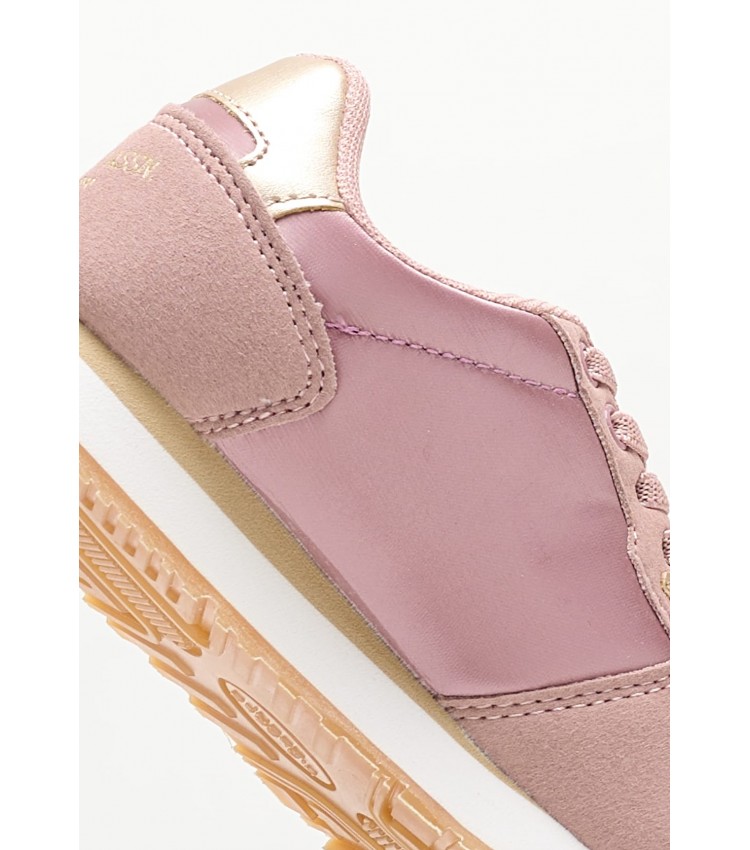 Kids Casual Shoes Nobik011A Pink Fabric U.S. Polo Assn.