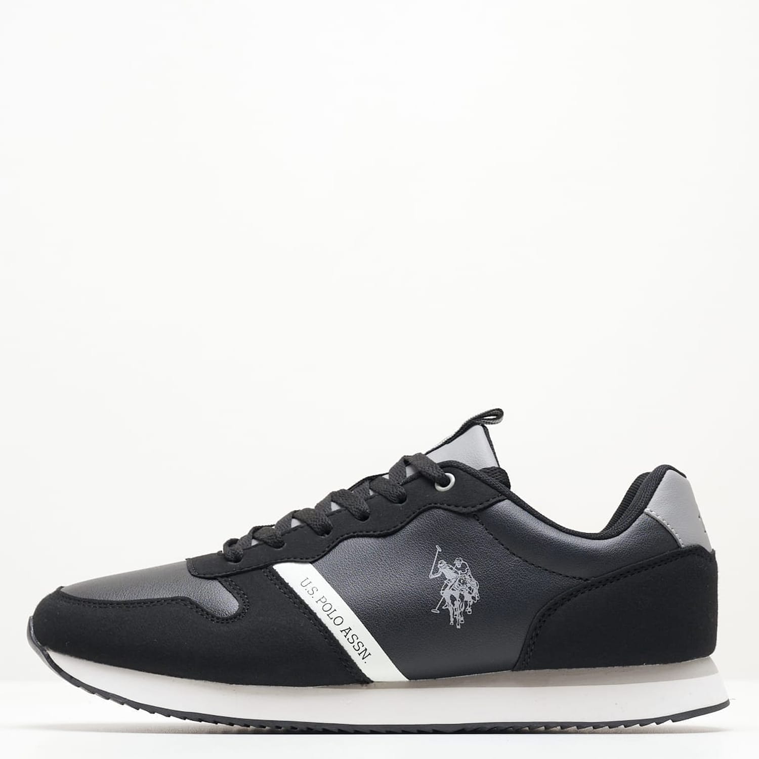 Ανδρικά Παπούτσια Casual Nobil009A Μαύρο ECOleather U.S. Polo Assn.