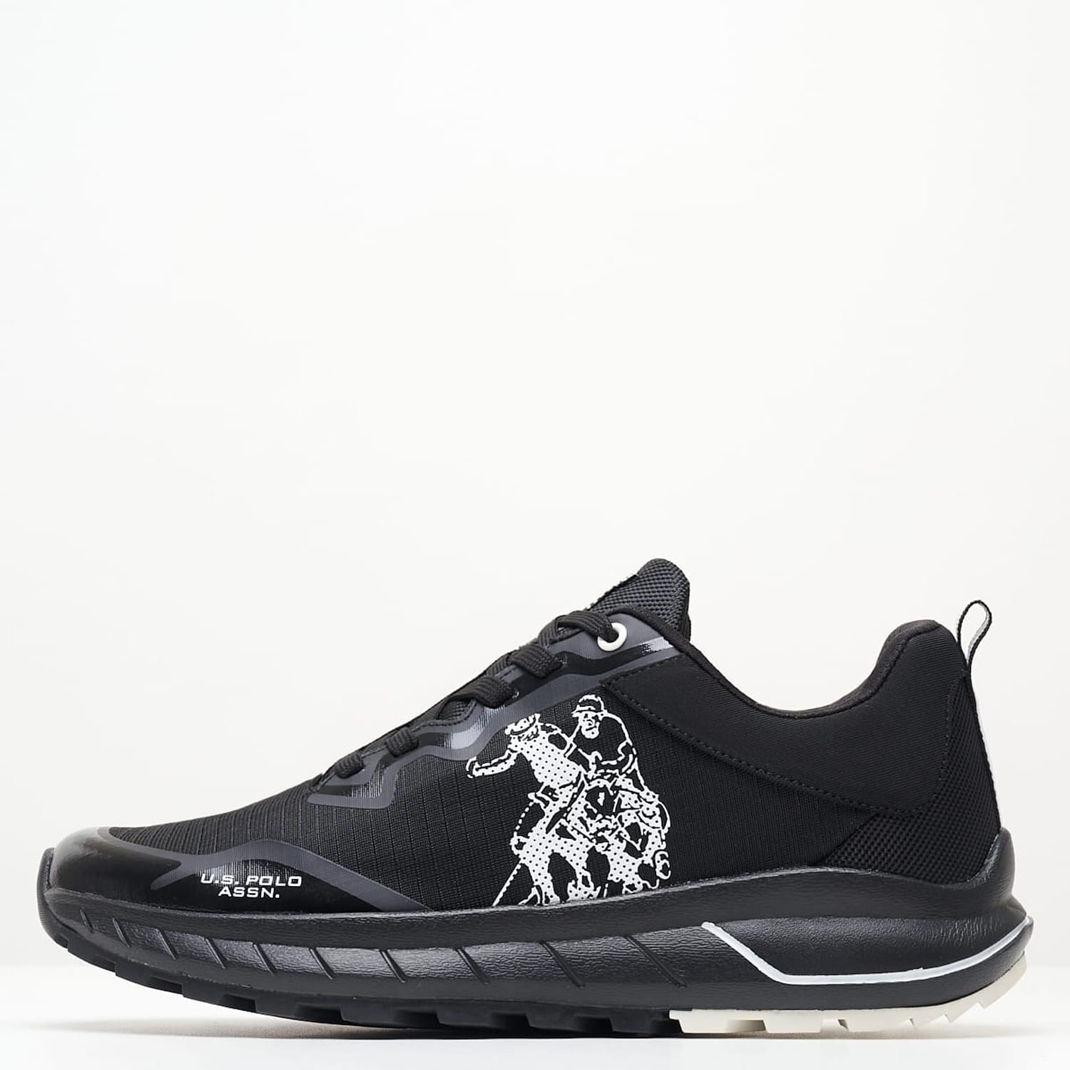 Ανδρικά Παπούτσια Casual Seth005 Μαύρο Ύφασμα U.S. Polo Assn.