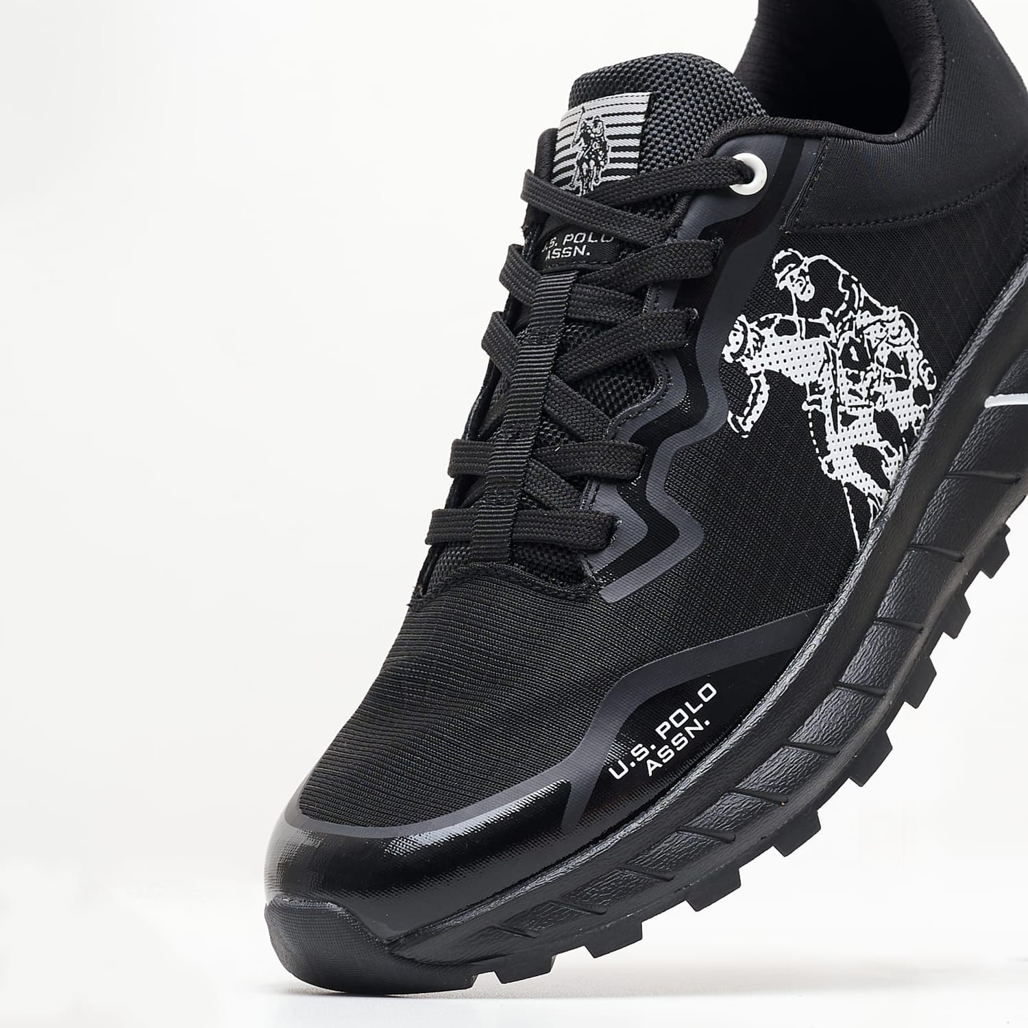 Ανδρικά Παπούτσια Casual Seth005 Μαύρο Ύφασμα U.S. Polo Assn.