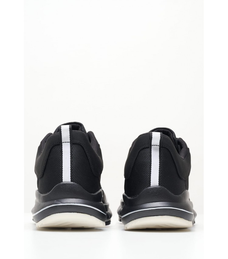 Ανδρικά Παπούτσια Casual Seth005 Μαύρο Ύφασμα U.S. Polo Assn.