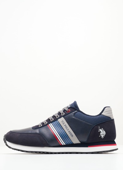 Ανδρικά Παπούτσια Casual Xirio001A Γκρι ECOleather U.S. Polo Assn.