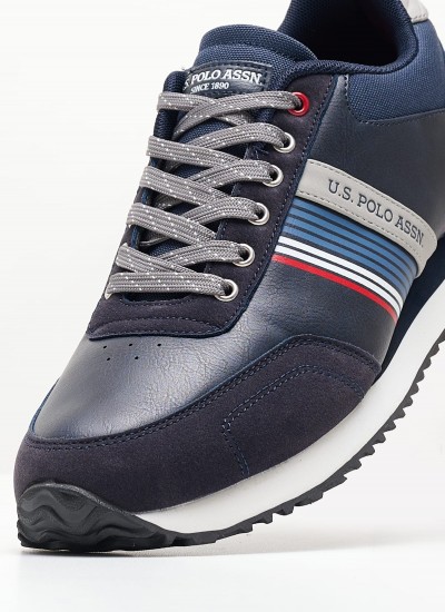 Ανδρικά Παπούτσια Casual Wilys003 Άσπρο ECOleather U.S. Polo Assn.