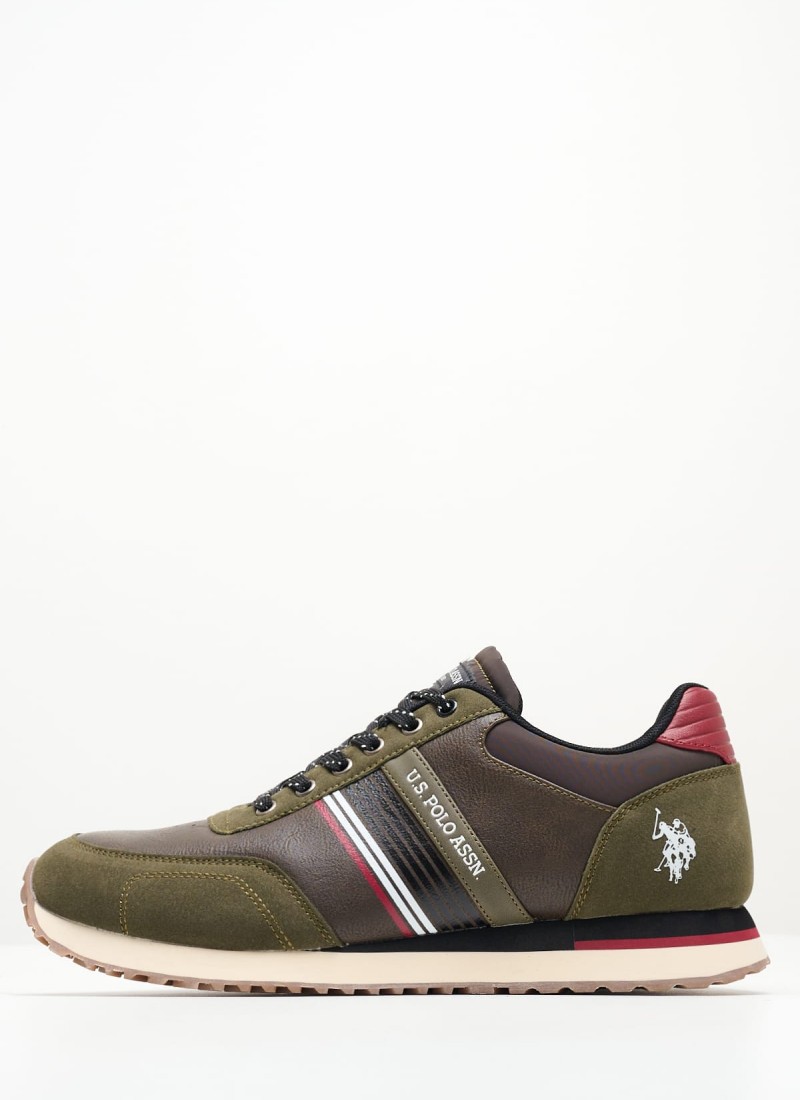 Men Casual Shoes from the U.S. Polo Assn. brand Xirio001C Khaki