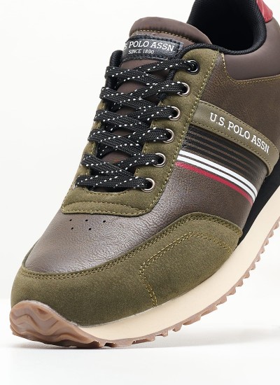 Ανδρικά Παπούτσια Casual Wilys003 Γκρι ECOleather U.S. Polo Assn.