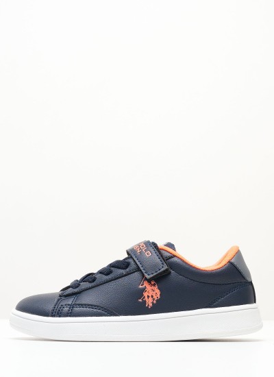 Παιδικά Παπούτσια Casual Low.Snk Πράσινο ECOleather Tommy Hilfiger