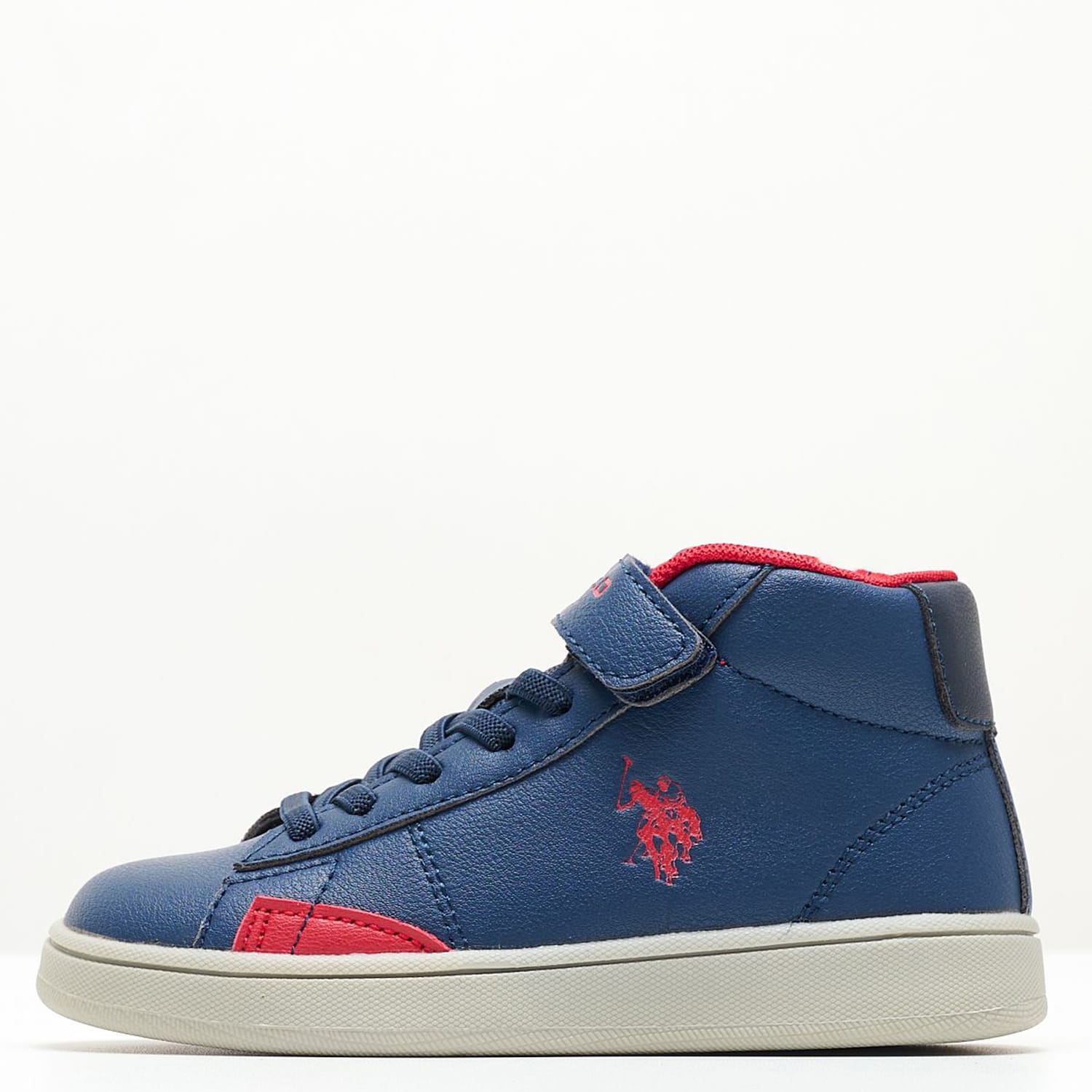 Παιδικά Μποτάκια Zach002 Μπλε ECOleather U.S. Polo Assn.