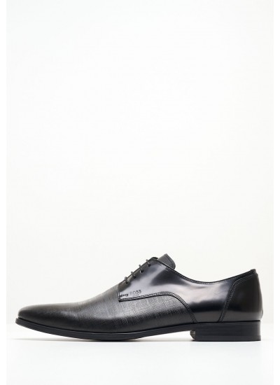 Men Shoes X4972.Glm Black Leather Boss shoes