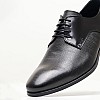 Ανδρικά Παπούτσια Δετά X4972.Glm Μαύρο Δέρμα Boss shoes