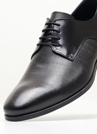 Men Shoes X4972.Glm Black Leather Boss shoes