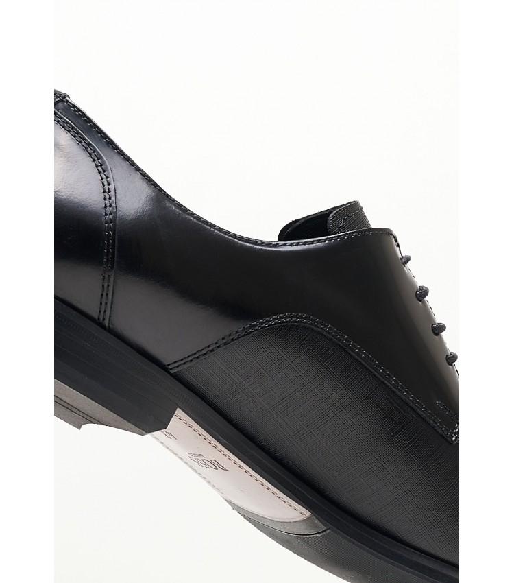 Men Shoes X4972.Glm Black Leather Boss shoes