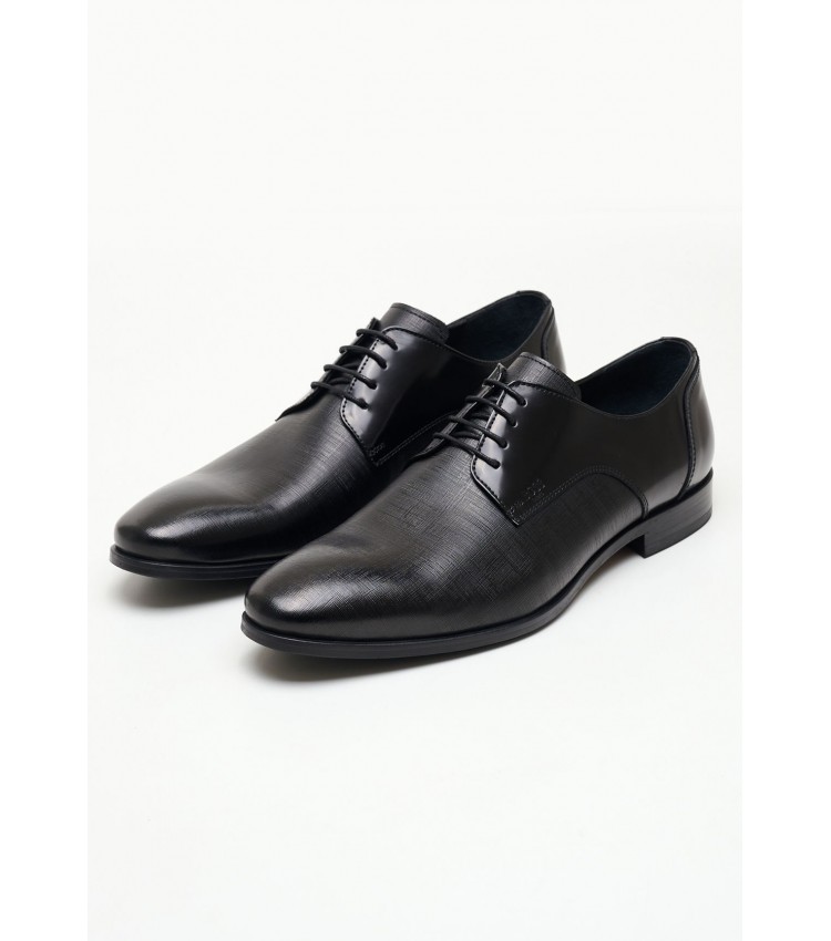 Men Shoes X4972.Glm Black Leather Boss shoes