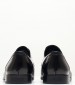 Ανδρικά Παπούτσια Δετά X4972.Glm Μαύρο Δέρμα Boss shoes