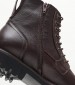 Men Boots X5114 Brown Leather Boss shoes