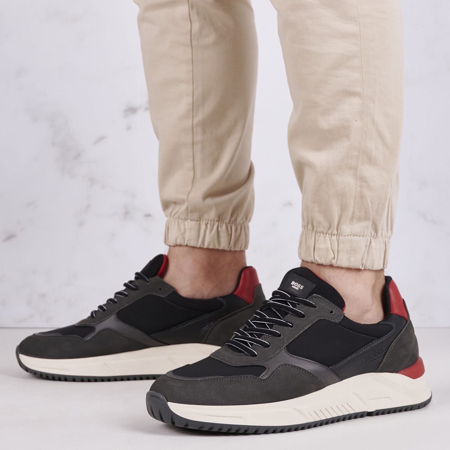 Ανδρικά Παπούτσια Casual X640 Μαύρο Δέρμα Boss shoes