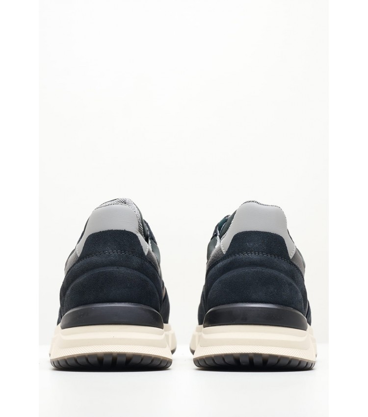 Ανδρικά Παπούτσια Casual X640 Μπλε Δέρμα Boss shoes
