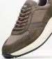 Men Casual Shoes X640 Olive Leather Boss shoes
