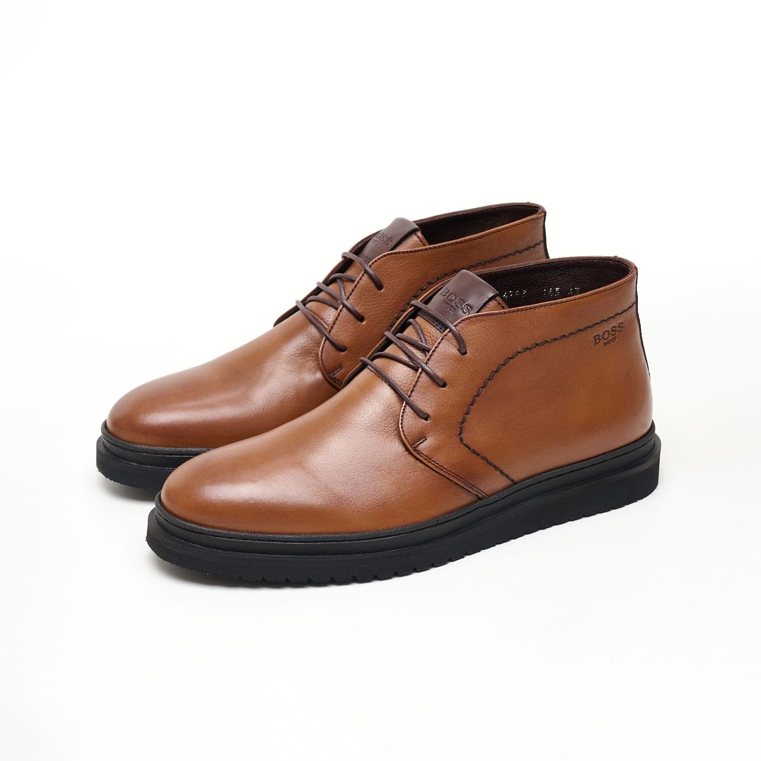 Ανδρικά Μποτάκια X6793 Ταμπά Δέρμα Boss shoes Ανδρικά Μποτάκια X6793 Ταμπά Δέρμα Boss shoes