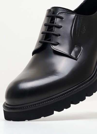 Men Shoes X7250 Black Leather Boss shoes