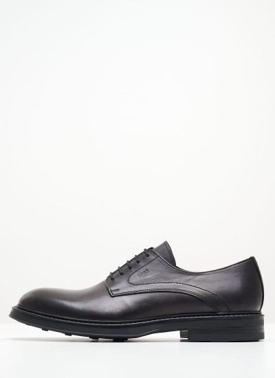 Men Shoes X7260 Black Leather Boss shoes