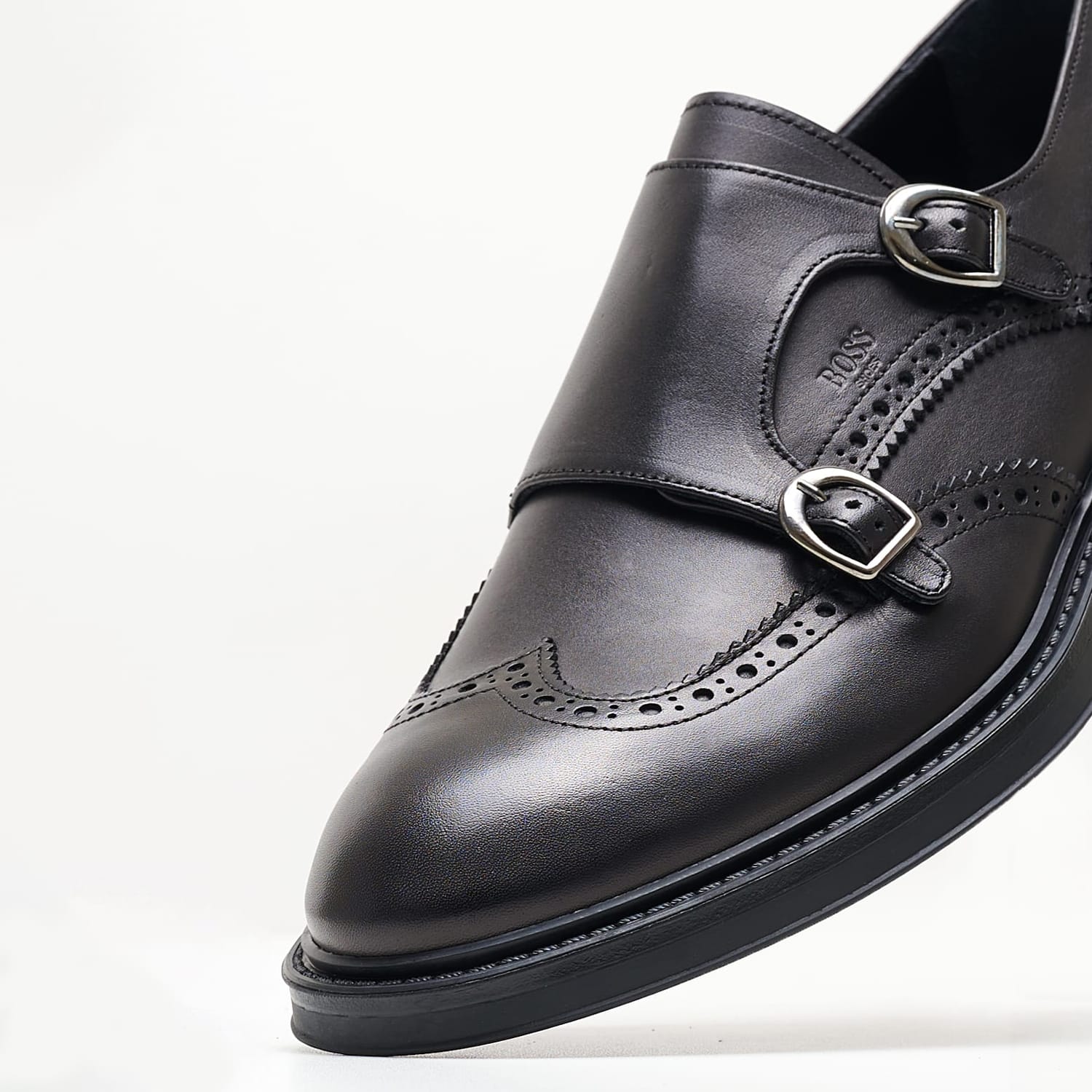 Men Moccasins X7261 Black Leather Boss shoes