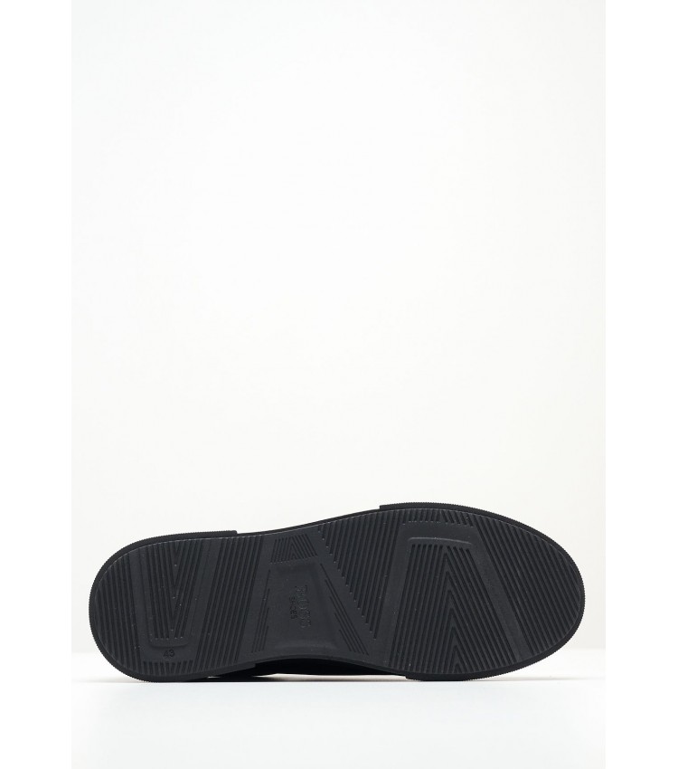 Ανδρικά Παπούτσια Casual XU321.C Μαύρο Δέρμα Boss shoes