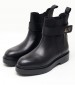 Women Boots XW7264 Black Leather Boss shoes