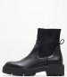 Women Boots XW7284 Black Leather Boss shoes