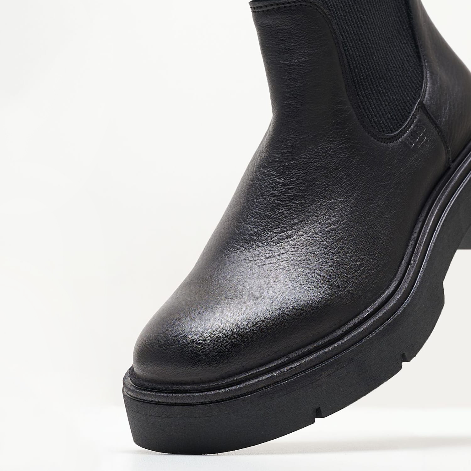 Γυναικεία Μποτάκια XW7284 Μαύρο Δέρμα Boss shoes