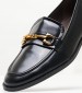 Women Moccasins XWB25.Flo Black Leather Boss shoes