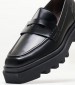 Women Moccasins XWB341 Black Leather Boss shoes