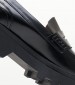 Γυναικεία Μοκασίνια XWB341 Μαύρο Δέρμα Boss shoes