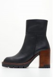 Women Boots XWB810 Black Leather Boss shoes