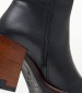 Γυναικεία Μποτάκια XWB810 Μαύρο Δέρμα Boss shoes