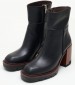 Women Boots XWB810 Black Leather Boss shoes