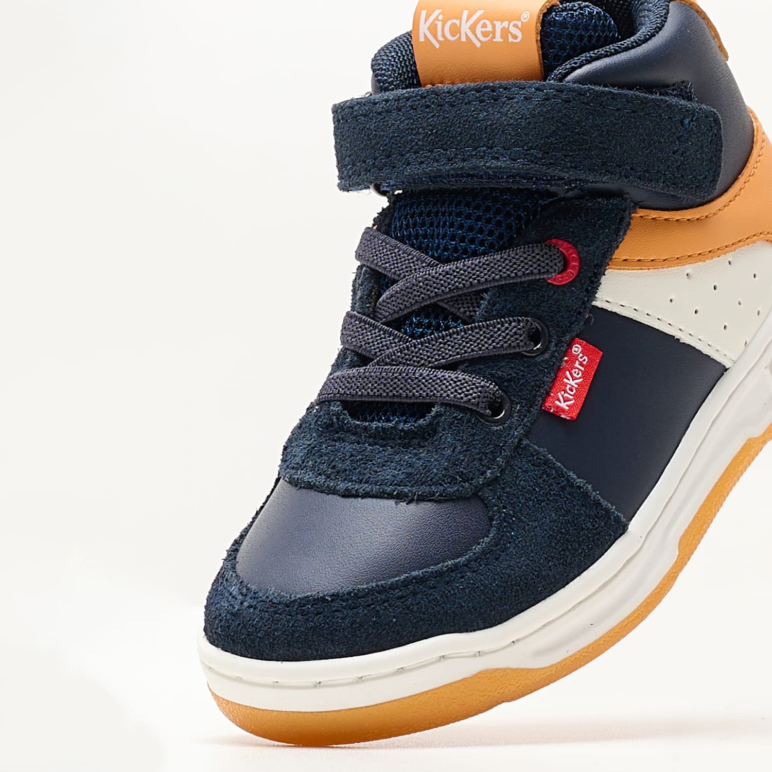 Παιδικά Μποτάκια Kickalien Μπλε Δέρμα Kickers