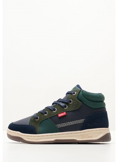 Παιδικά Μποτάκια A147X Καφέ Δέρμα Καστόρι Timberland